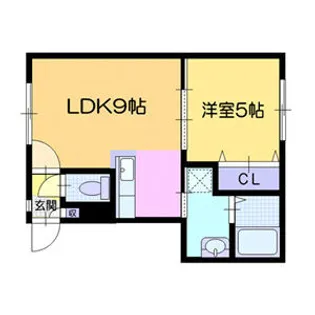 ロイヤルコートⅡ【401号室】の間取り