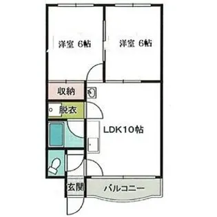 ハイムプロティア【112号室】の間取り