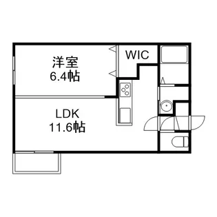 MIREI【202号室】の間取り