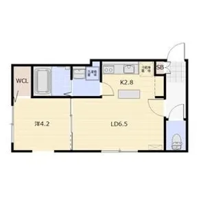 THREE R 菊水(スリーアール)【1階】の間取り