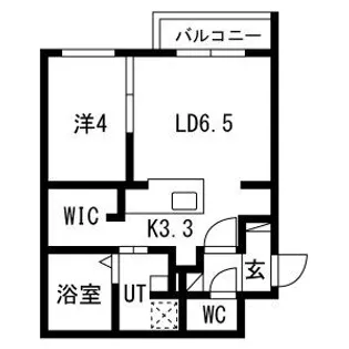 カームヒルズ西岡【2階】の間取り