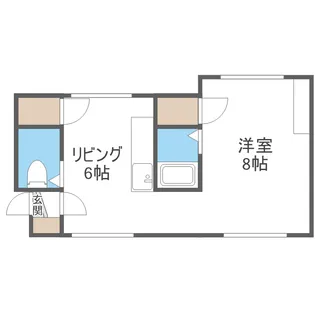南郷ケ丘ハイツA【0202号室】の間取り