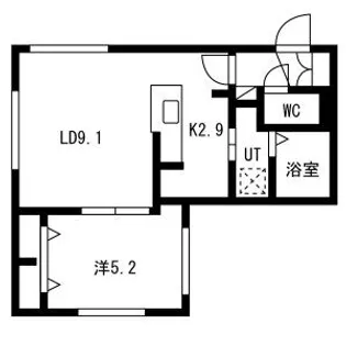 LIEN南郷13【3階】の間取り