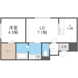 LOTUS FLEUR1【2階】の間取り