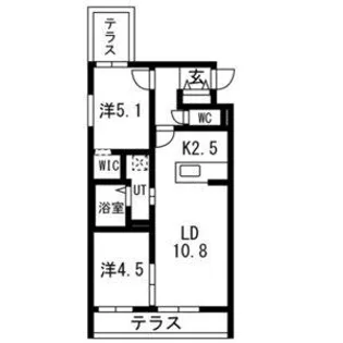 ALTUS南平岸【00401号室】の間取り