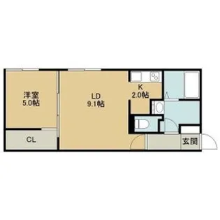 オレオール南平岸【3階】の間取り