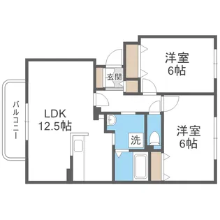 カームフレーシュ【3階】の間取り