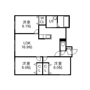 SILENT HILLS【1階】の間取り
