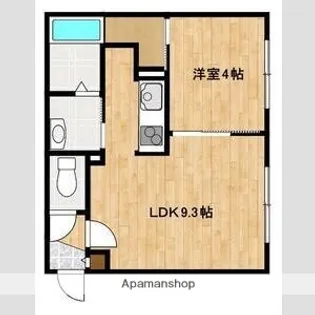 LIEN F・VILLAGE【207号室】の間取り