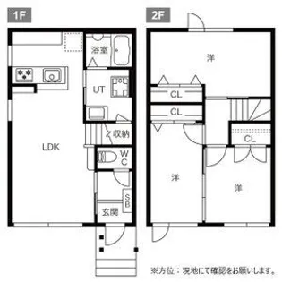 ラーナ菊水【1階】の間取り