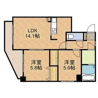 フェニックス真栄【501号室】の間取り