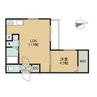 PARICI南平岸(パーリッシィ南平岸)【303号室】の間取り