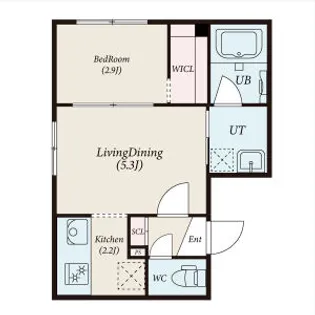 BLOOM新札幌【4階】の間取り
