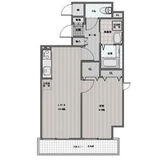 プレミール北野【3階】の間取り