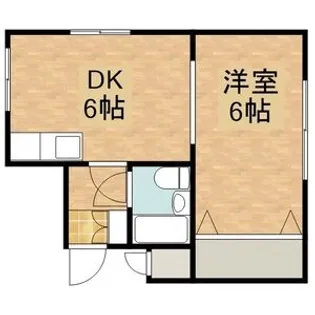 レジデンスコスモ【102号室】の間取り