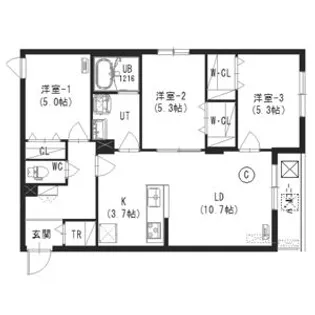 ) クレスト豊平公園 豊平6ー10【1階】の間取り