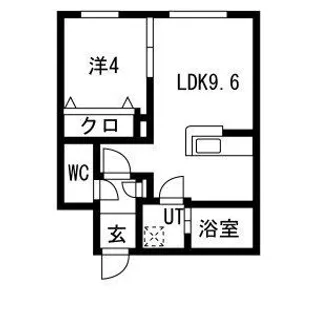 ASTER MISONO(アステール ミソノ)【303号室】の間取り