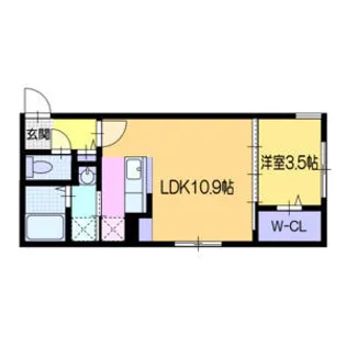 仮)シティノーブル栄通【103号室】の間取り