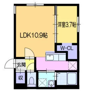 シティノーブル栄通【3階】の間取り