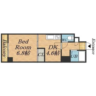 エンドレス三井平和通Ⅰ【0206号室】の間取り