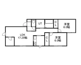 (仮称)南郷通9丁目長井APⅠ【302号室】の間取り