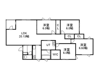 (仮称)南郷通9丁目長井APⅡ【201号室】の間取り