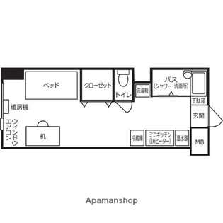 ドミール創成イースト【5階】の間取り