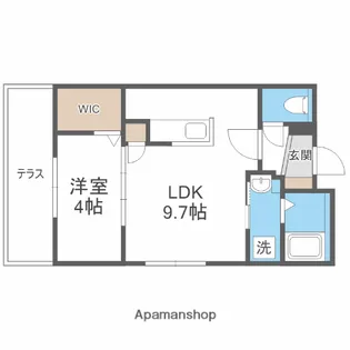 DPレジデンス北広島【102号室】の間取り