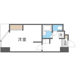 CANVASSすすきの【604号室】の間取り