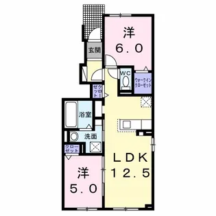 ドリーム江別Ⅱ【1階】の間取り
