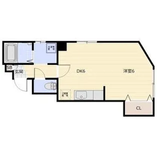 ヴィラフェリーチェ平岸【303号室】の間取り