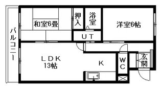 アクティブパレス【102号室】の間取り