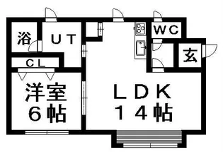 ラキア21【301号室】の間取り