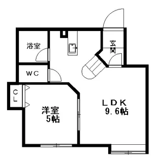 シャネルホームひばりヶ丘【402号室】の間取り