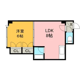 ニュープログレスビル【410号室】の間取り