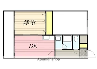 メゾン・ド・シャンブル【210号室】の間取り