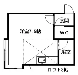 ベルビーコートひばりヶ丘【205号室】の間取り