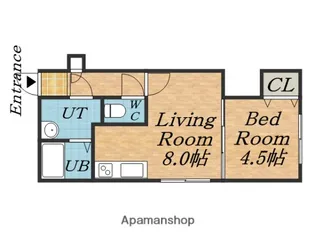パークビューTOYOHIRA【201号室】の間取り