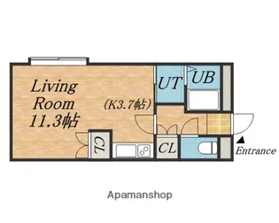 シティハウス南郷17【301号室】の間取り