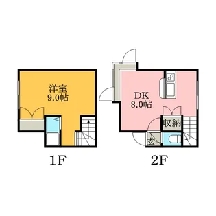 エステートピア【106号室】の間取り