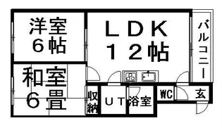 ハイムプロティア【407号室】の間取り