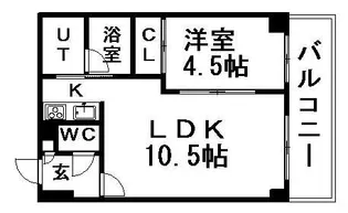 セトルクラシカル【00706号室】の間取り