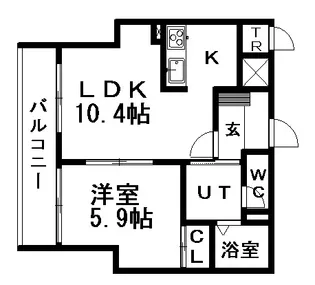 ヘルム21【3階】の間取り