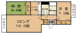 明功ビル【302号室】の間取り