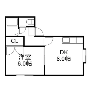 サンシャインパレス【201号室】の間取り