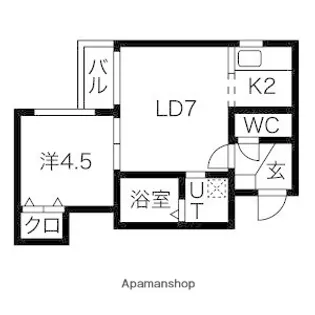 RTⅡ【1階】の間取り