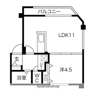 コンフォート2.5【4階】の間取り