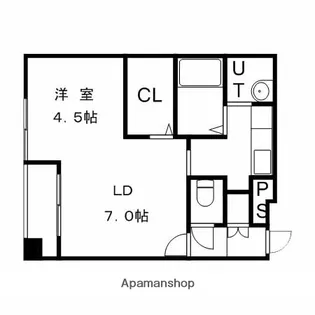 シティロイヤル平和通【5階】の間取り