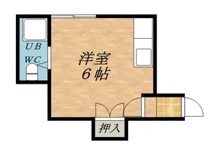 ハイツ千秋【3号室】の間取り