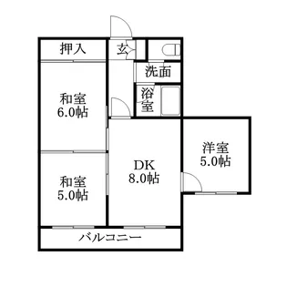 イチムラビル【305号室】の間取り